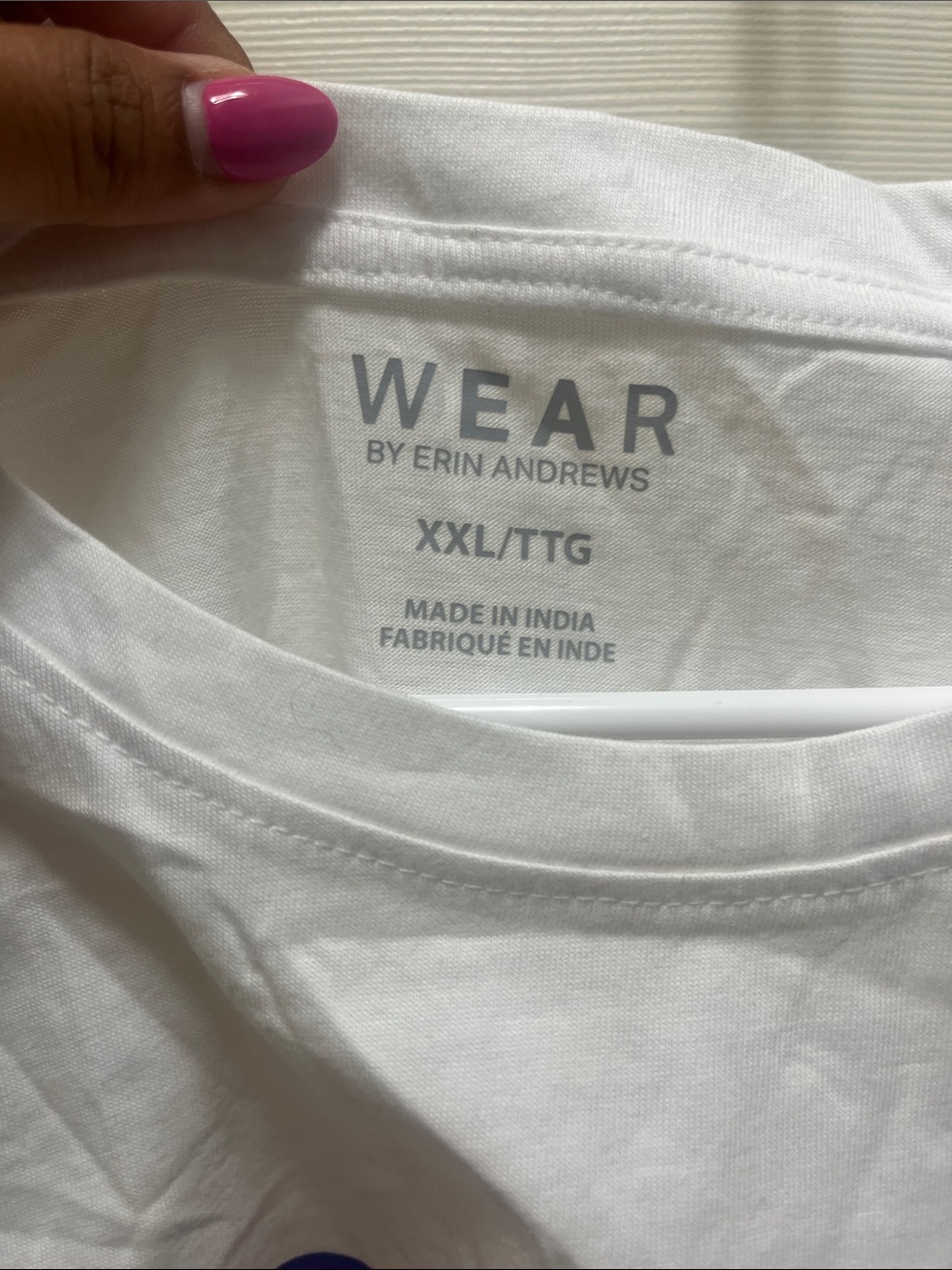 WEAR White Gators Tie-Front Crop Top XXL - Picture 2 of 6